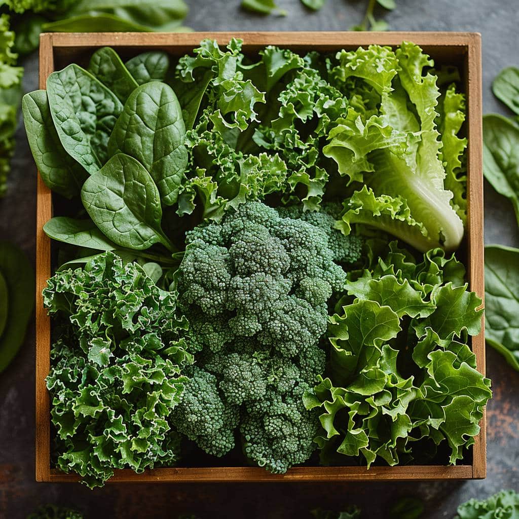 Légumes à feuilles vertes : Les 7 bienfaits des épinards – kale et autres légumes verts