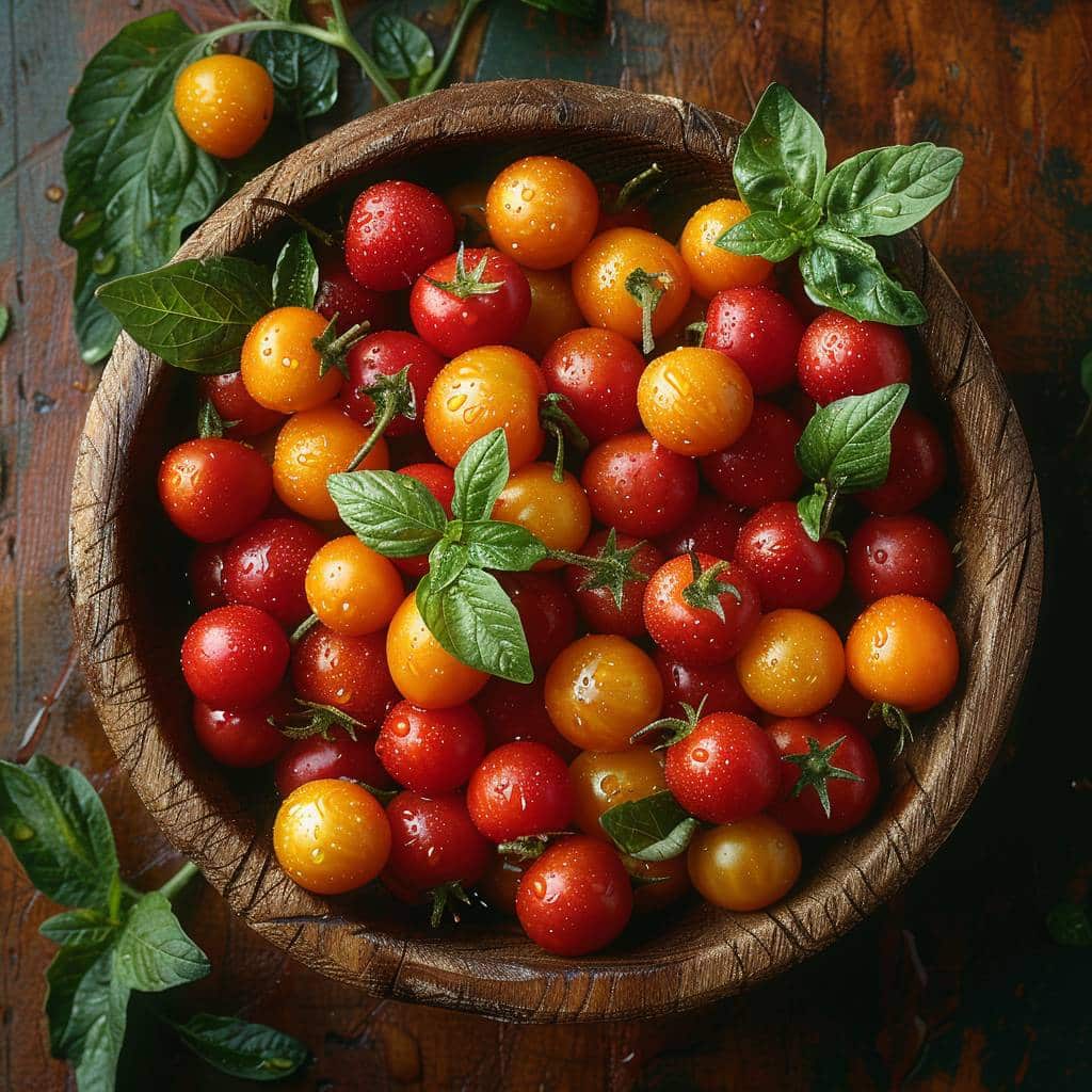 Origine et caractéristiques des tomates cerises