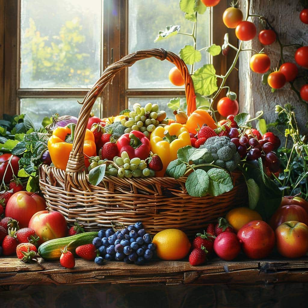 Panier Fruits et Légumes : Que Choisir pour une Alimentation Équilibrée