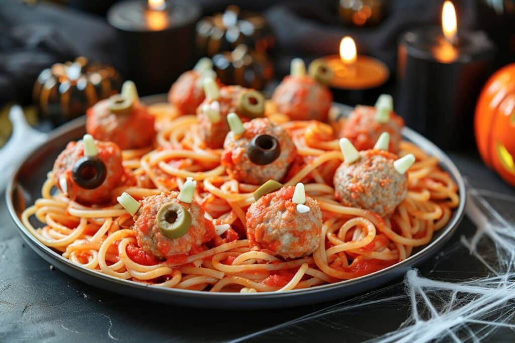 spaghettis halloween