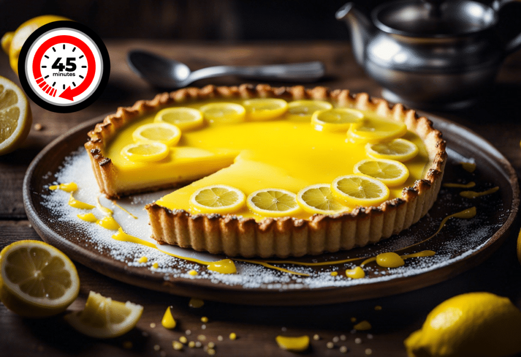 tarte au citron 45min