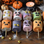 marshmallows monstres en brochette une idée créative et sucrée pour halloween