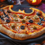 pizzas chauve souris une recette drôle et délicieuse pour halloween